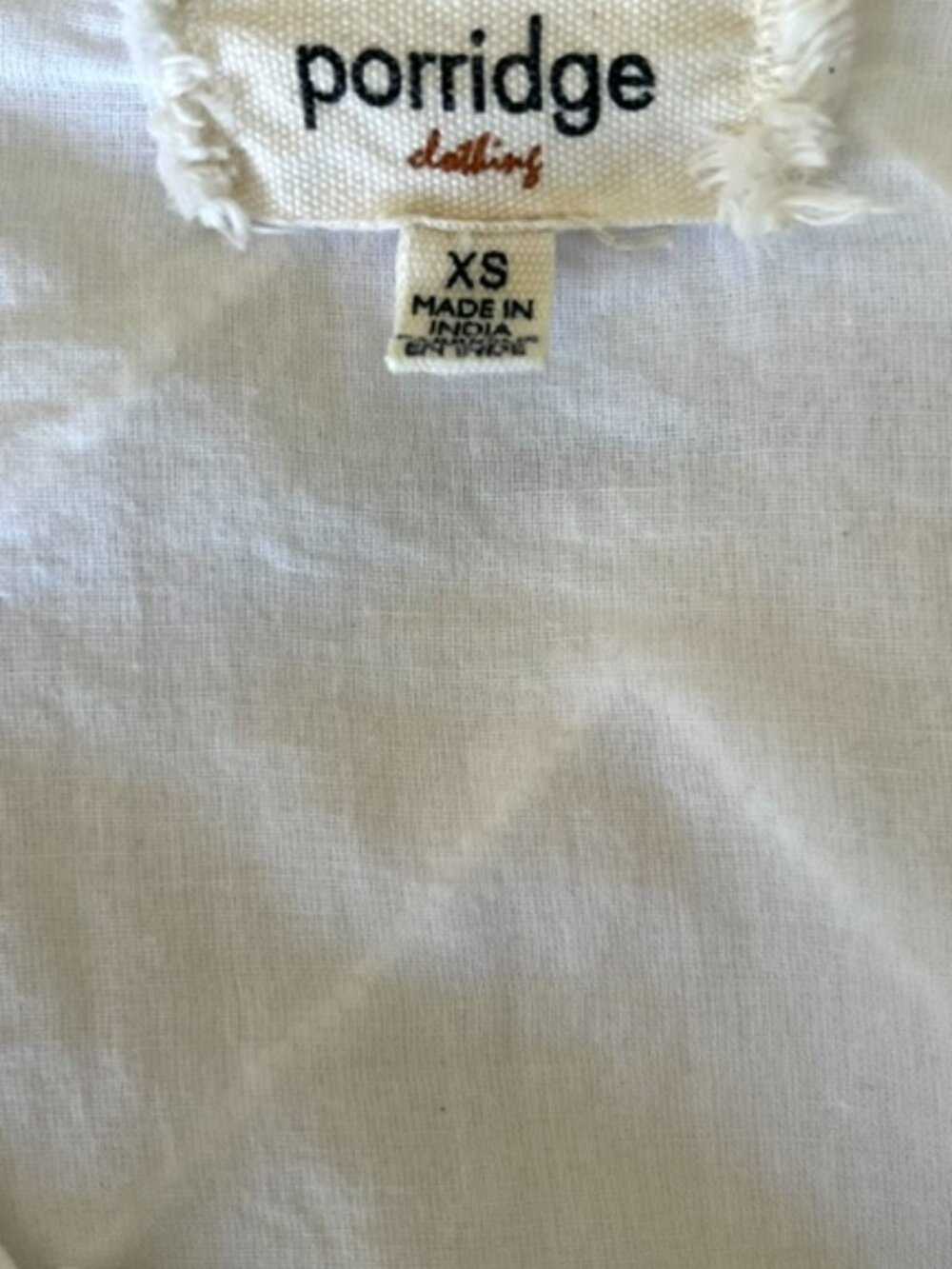 Anthropologie Porridge Textured White Shift Dress | Size XS - Picture 4 of 12